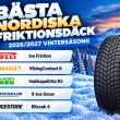 Bästa friktionsdäcken 2026/2027 – fem nordiska vinterdäck i test