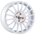 Oz Racing OZ Racing Superturismo GT Race White Red Lettering 7x17 4x108 ET25 CB65,1 60° 630 kg