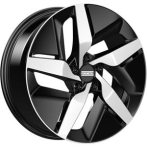 FONDMETAL Fondmetal e-Joule Glossy Black Machined 7,5x19 5x112 ET50 CB57,1 R13 800 kg
