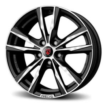 Reds K2 HD Matt Black polished 7,5x17 5x112 ET45 CB72,3 60° 700 kg