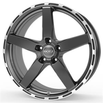 Dotz MarinaBay dark Gunmetal/polished lip 8,5x19 5x120 ET33 CB72,6 60° 780 kg