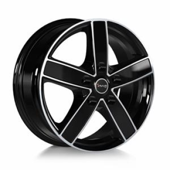 Avus AC-V51 Black Polished 7x17 5x108 ET45 CB65,1 Flat 1250 kg