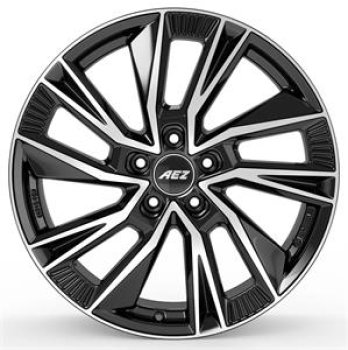 AEZ Havanna dark Black/polished 8x19 5x112 ET40 CB70,1 60° 920 kg