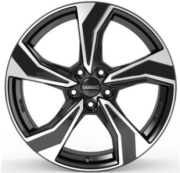 Dezent KB dark Black/polished 8x19 5x112 ET39 CB66,6 R14 810 kg