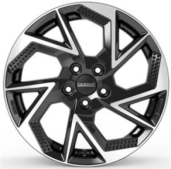 Dezent AP dark Black/polished 6,5x16 5x114.3 ET45 CB67,1 60° 625 kg