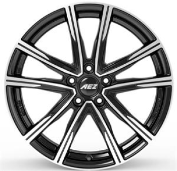 AEZ Montreal dark Black/polished 8x20 5x112 ET39 CB66,6 R14 815 kg