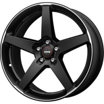 Momo Five Matt Black Polished 8x18 5x112 ET42 CB72,2 60°