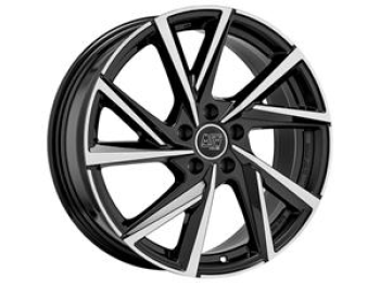 MSW 80-5 Gloss Black Full Polished 7x17 5x112 ET37 CB57,1 R13 690 kg