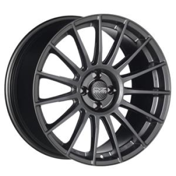 OZ Racing Superturismo LM Matt Graphite Silver Lettering 7,5x17 5x112 ET50 CB75,0 R12 650 kg