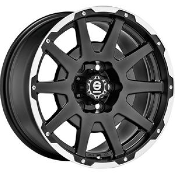 Sparco Dakar Matt Black Lip Polished+Rivets 7,5x17 5x112 ET35 CB73,1 60° 850 kg