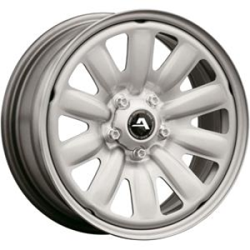 Alcar HybridRad  Silver 6,5x17 5x112 ET38 CB57,1 With Cap R13