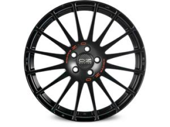 OZ Racing Superturismo GT Matt Black Red Lettering 8x18 5x112 ET50 CB75,0 R12 620 kg