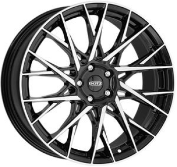 Dotz Fuji dark Black/polished 8x18 5x108 ET45 CB70,1 60° 690 kg