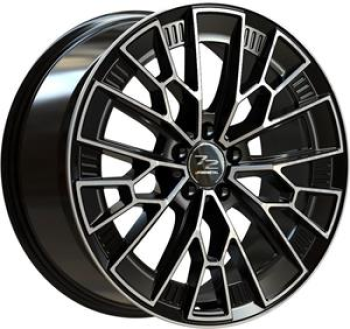 Fondmetal 1972 Glossy Black Machined 9x21 5x108 ET45 CB63,4 60° 1050 kg
