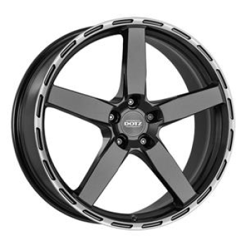 Dotz MarinaBay dark Gunmetal/polished lip 8,5x19 5x108 ET45 CB70,1 60° 780 kg