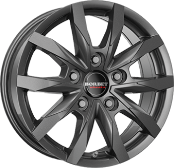 Borbet CW5 mistral anthracite glossy 6,5x16 5x130 ET66 CB89,1 60° 1200 kg