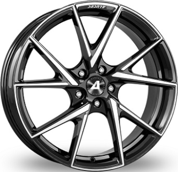 Alutec ADX.01 diamond-black frontpolished 7,5x18 4x100 ET38 CB63,3 60° 635 kg
